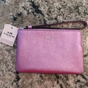 NWT Coach Lilac Wristlet